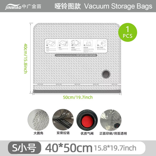 Vacuum Bags for Travel with Rechargeable Air Pump Carry-On Size Compression Packing Bags for Luggage and Suitcases Space Saver